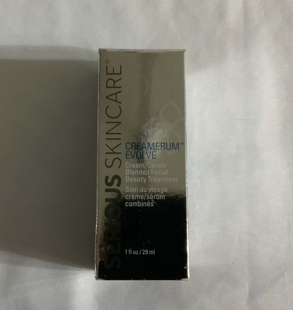 Serious Skincare Creamerum Evolve Face Cream-Serum Blended Treatment 1 oz